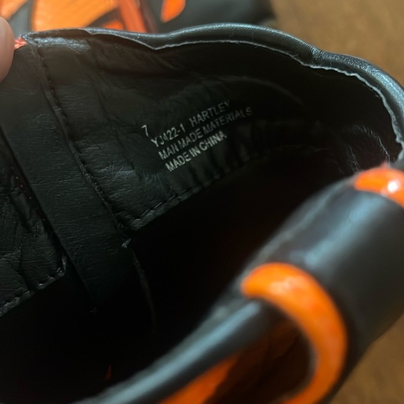 Ego Hartley orange snake print western ankle boot Size 7 - Picture 10 of 10